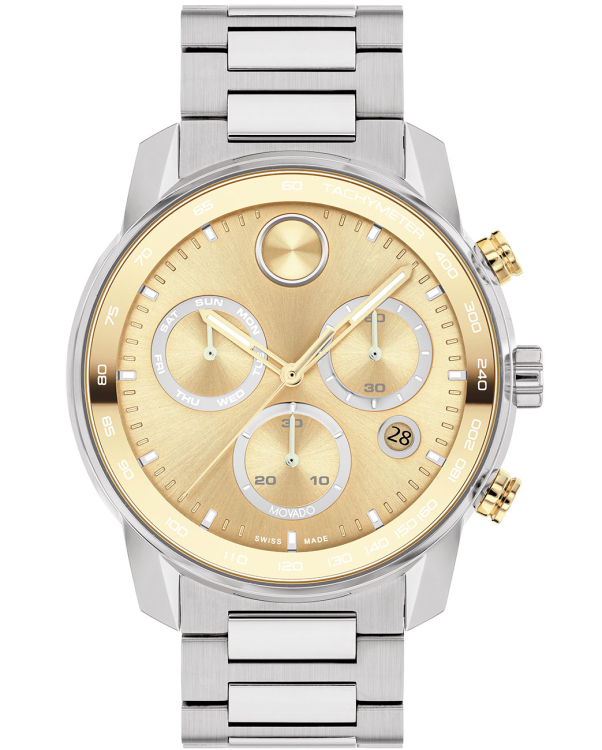 Movado BOLD Verso Two-Tone Stainless Steel Watch 3600907 display picture 1