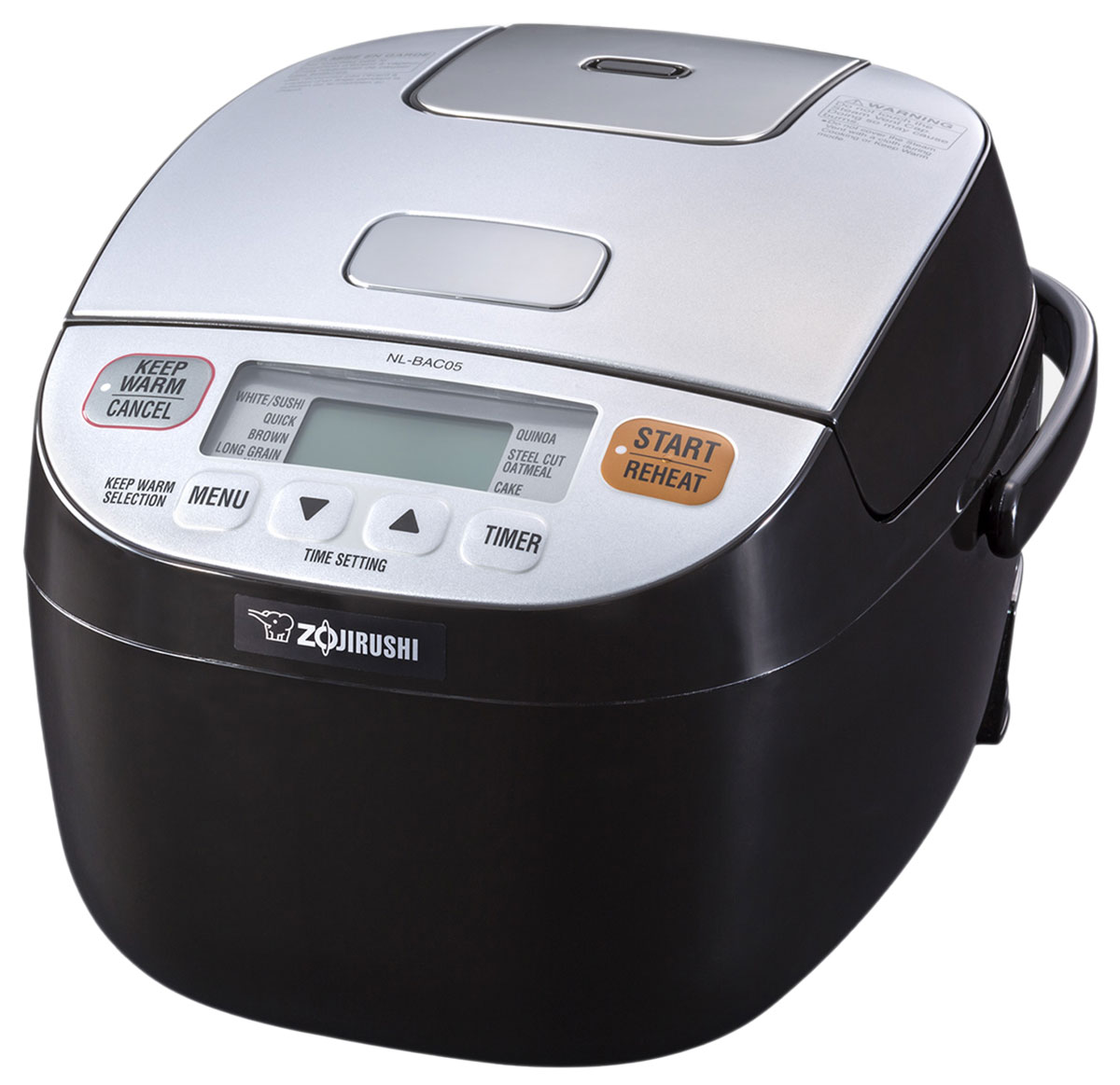 Main Front Angled View Image of Rice Cooker 