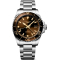 Longines HydroConquest GMT 41mm Watch with Sunray Brown Dial and SS Bracelet