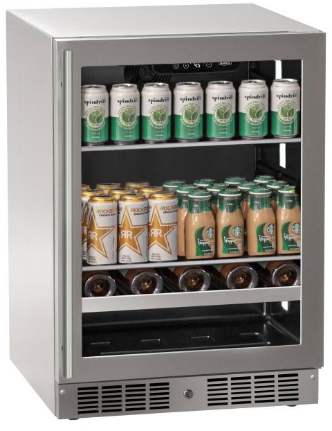 Main Front view of Marvel Beverage Center in Stainless Frame
