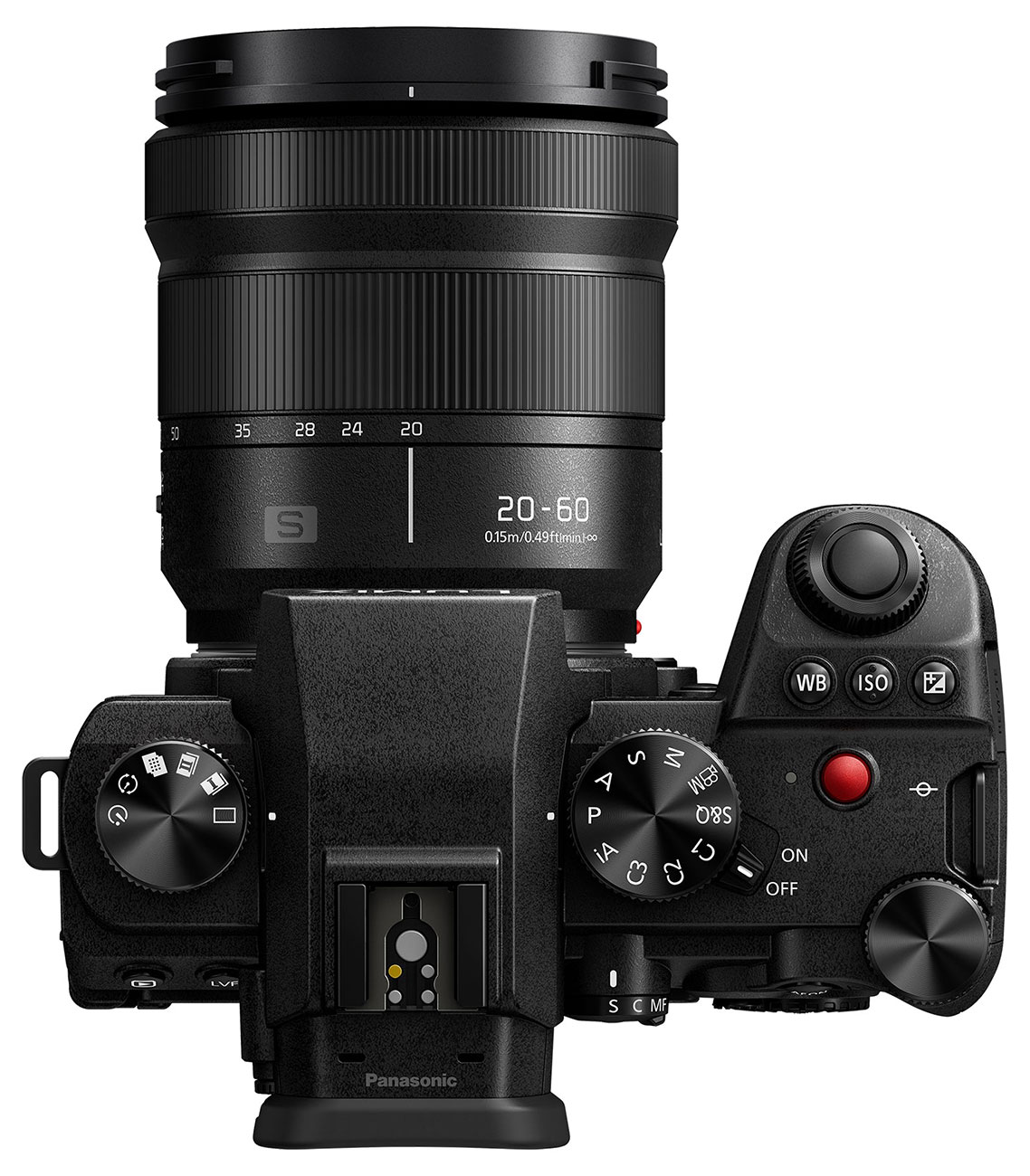 Top View of Panasonic Camera