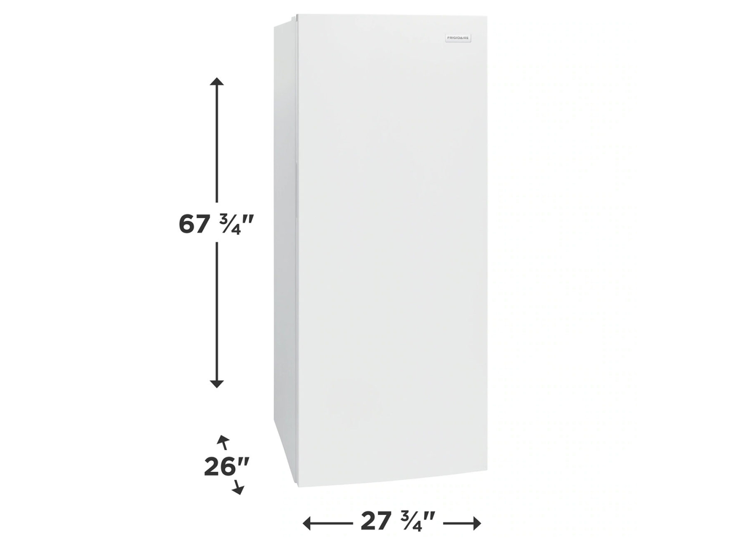 Frigidaire FFUE1626AW White Garage-Ready Upright Freezer