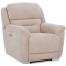 HomeStretch Knockout Power Recliner in Stone Fabric
