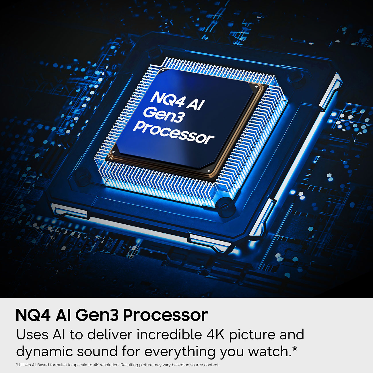 Infographic View of Samsung OLED TV Processor Feature