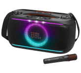 JBL PartyBox On-the-Go 2 Plus Portable Party Speaker with Real-Time AI Vocal Removal in Black - JBLPBOTG2PLBAM