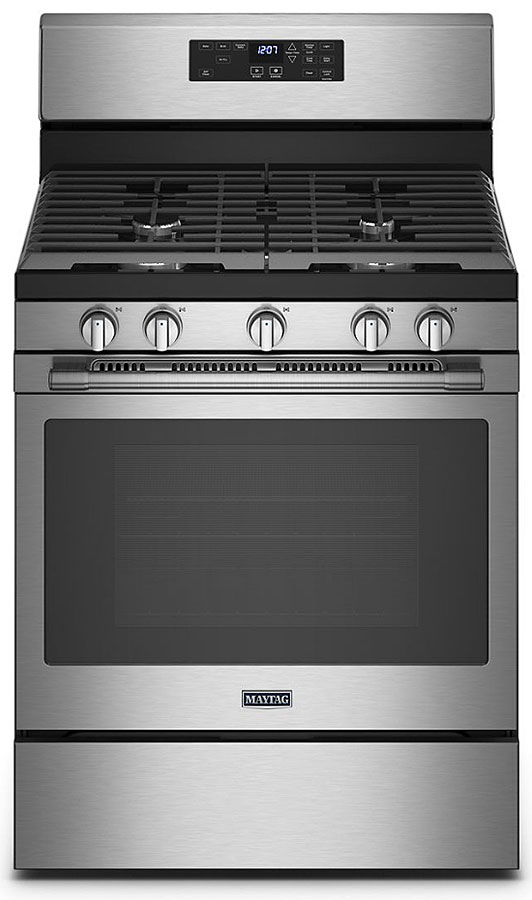 5 Cu. Ft. Maytag MGR7700LZ Gas Range w/Air Fryer Abt