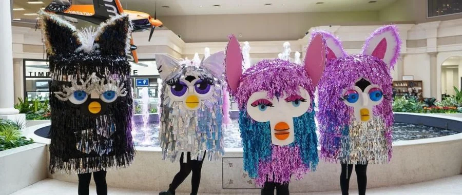 4 sparkling Furby costumes