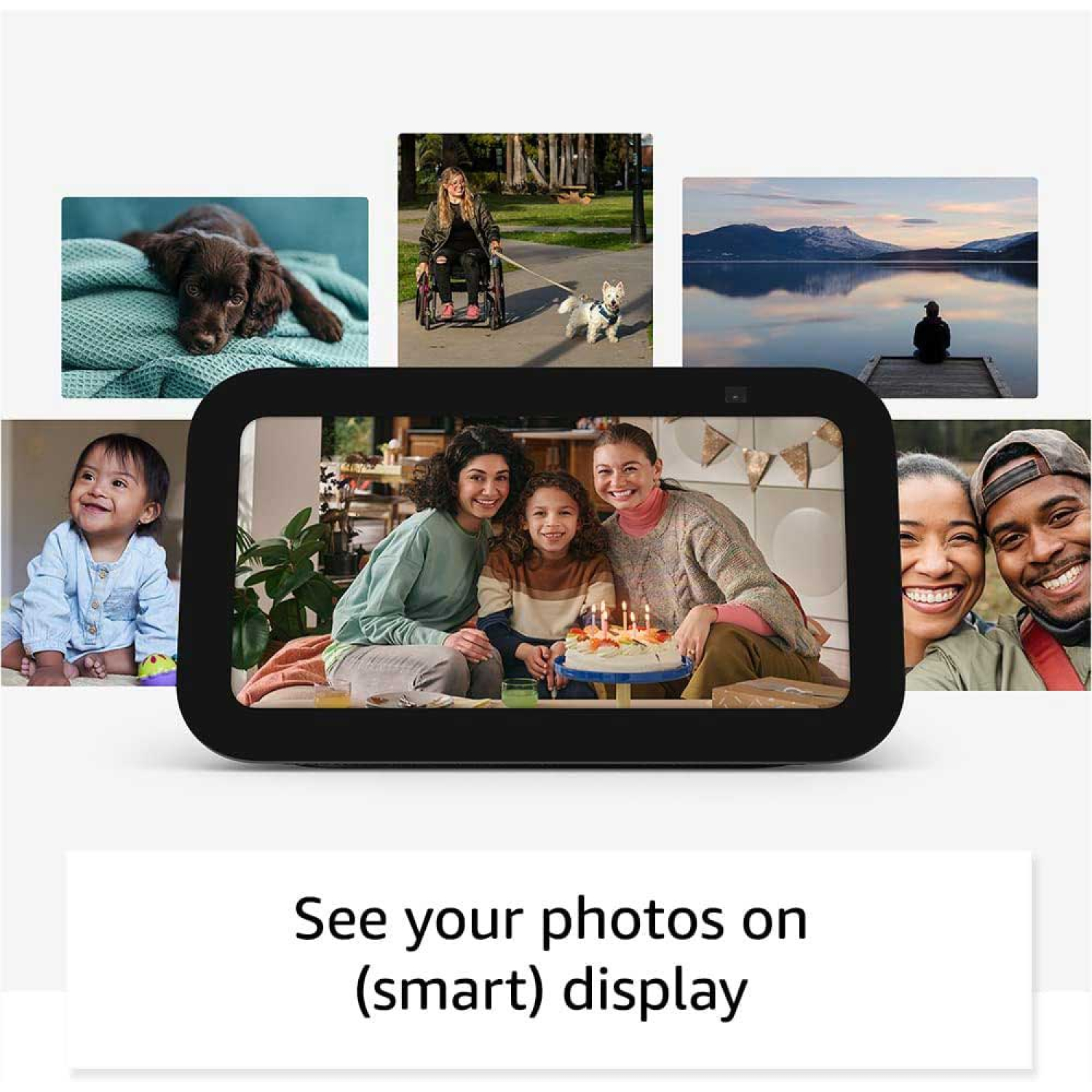 Amazon Slideshow Amazon Echo Show 5 Display with Personalized Routines | Abt