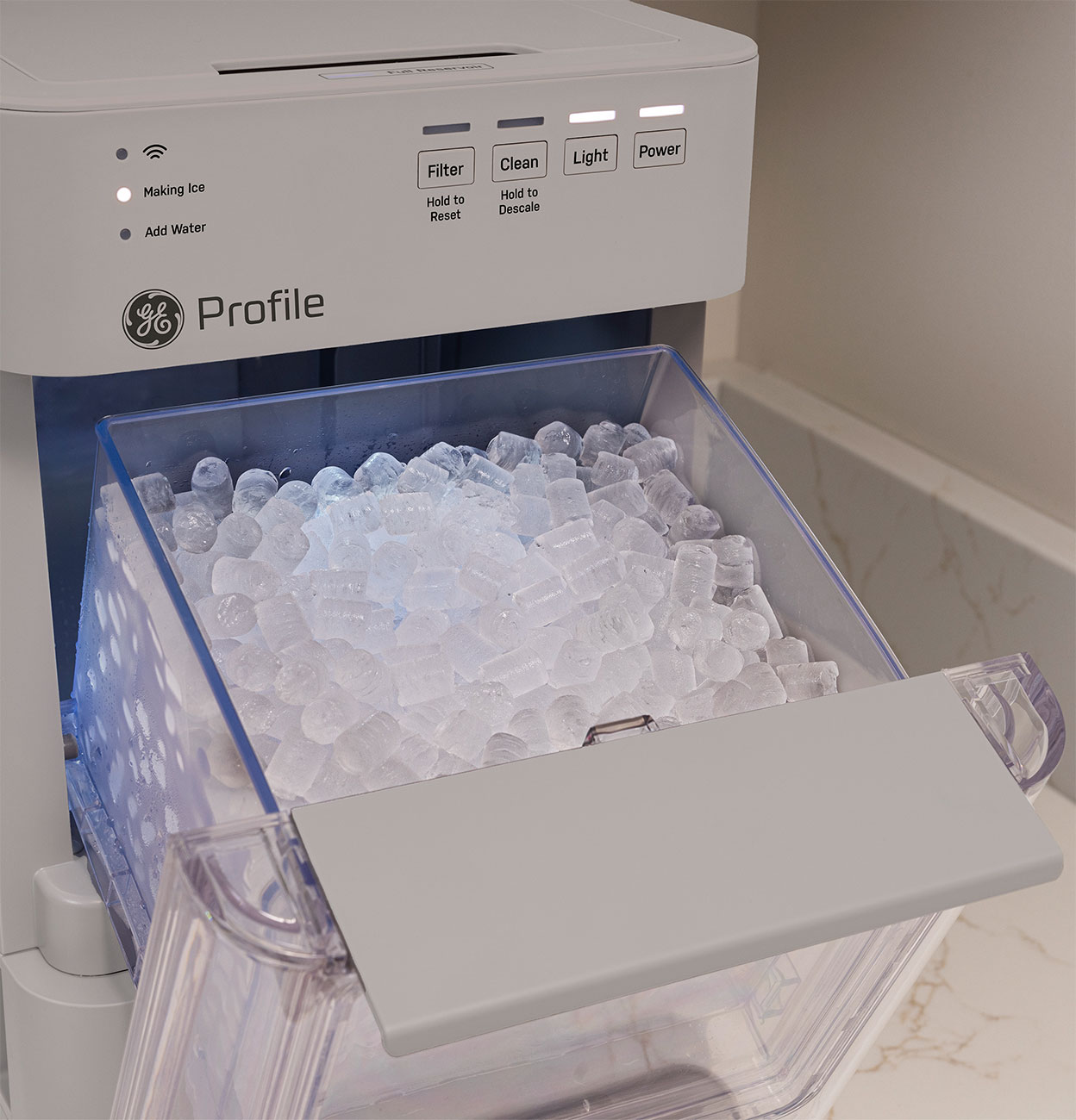 Open View of Ice Maker