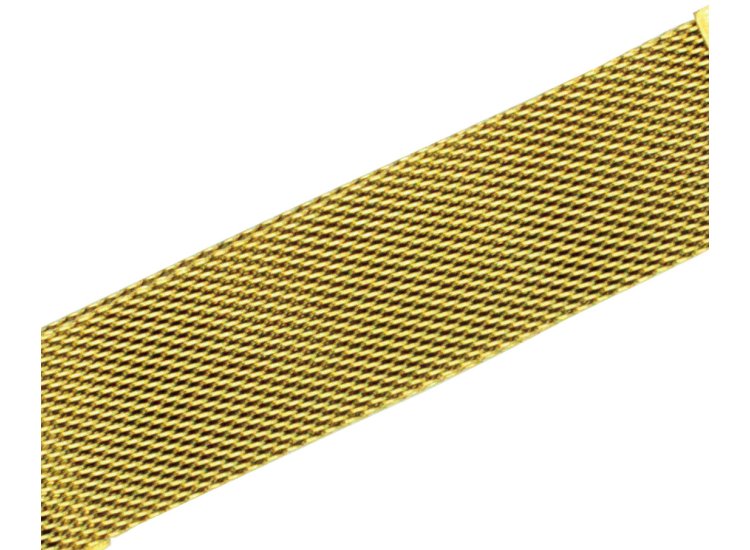 Abt 42/44/45mm Milanese Apple Watch Loop Band In Gold MILA45MMGOLD