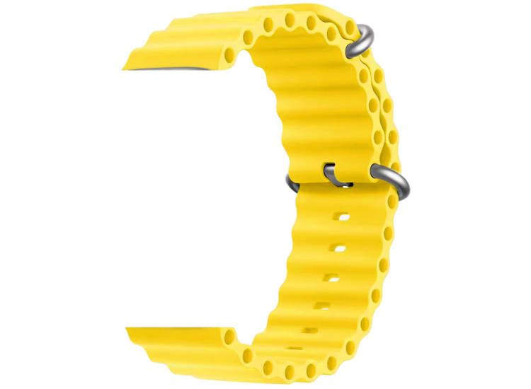 Abt Apple Watch Ocean Band 42/44/45/46/49mm in Yellow Silicone - OCEAN45MMYELLOW