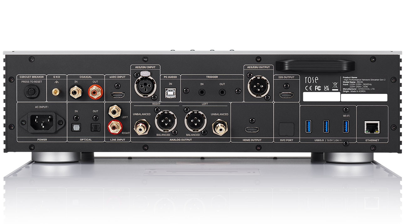 HiFi Rose - RS151BLACK - Wireless Multi-Room Audio Systems