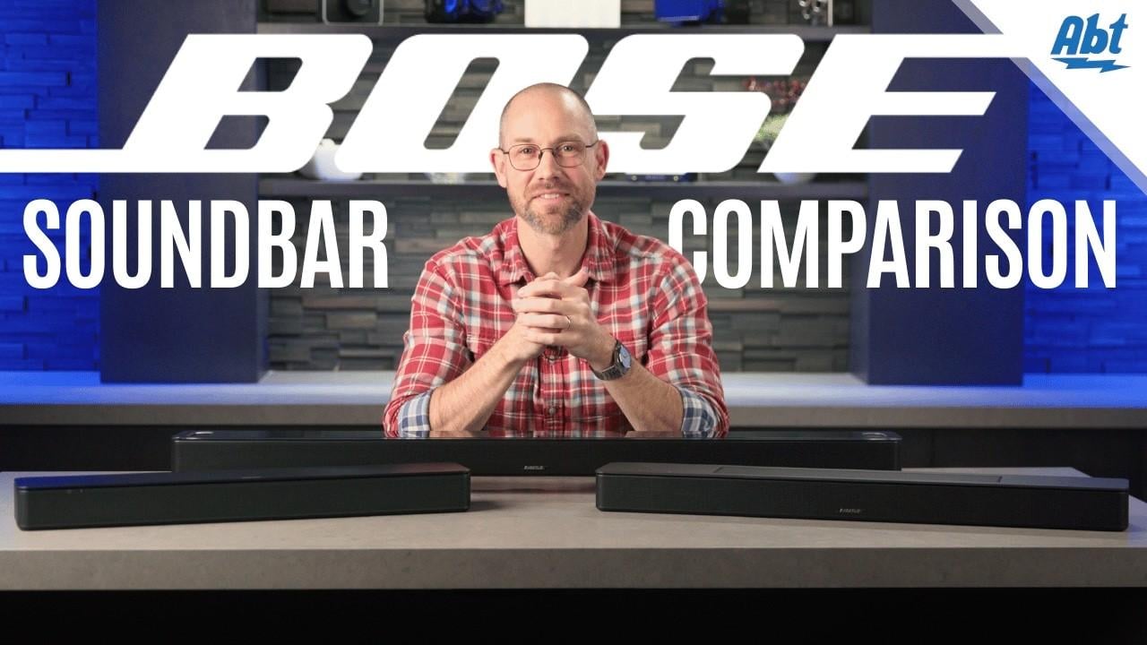 Bose Soundbar Comparison: TV Speaker vs Smart Soundbar vs Smart Ultra Soundbar Video