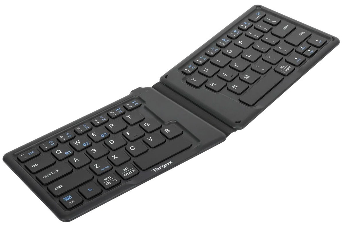 Top Left View Image of Foldable Keyboard