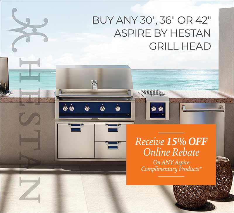 Hestan Aspire Grill Head Rebate