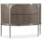 Hooker Furniture Modern Mood Nightstand with Two Drawers in Dark Wood Finish