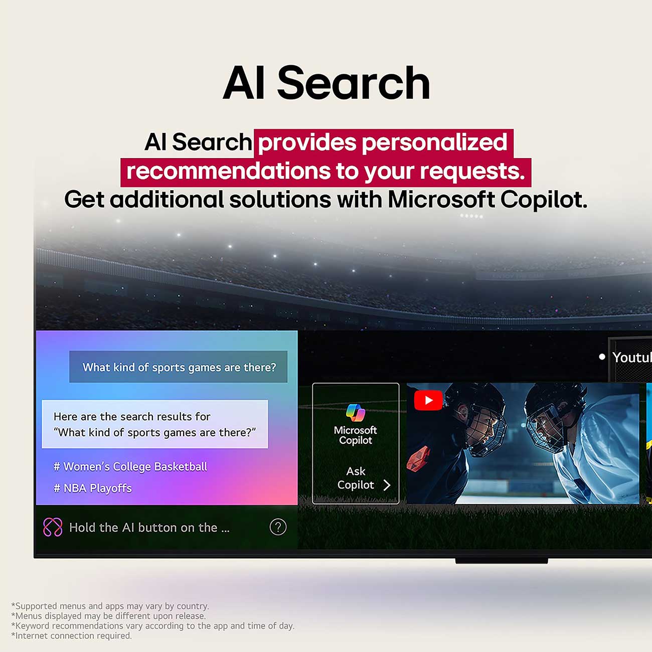 4K UHD TV AI Search Detail