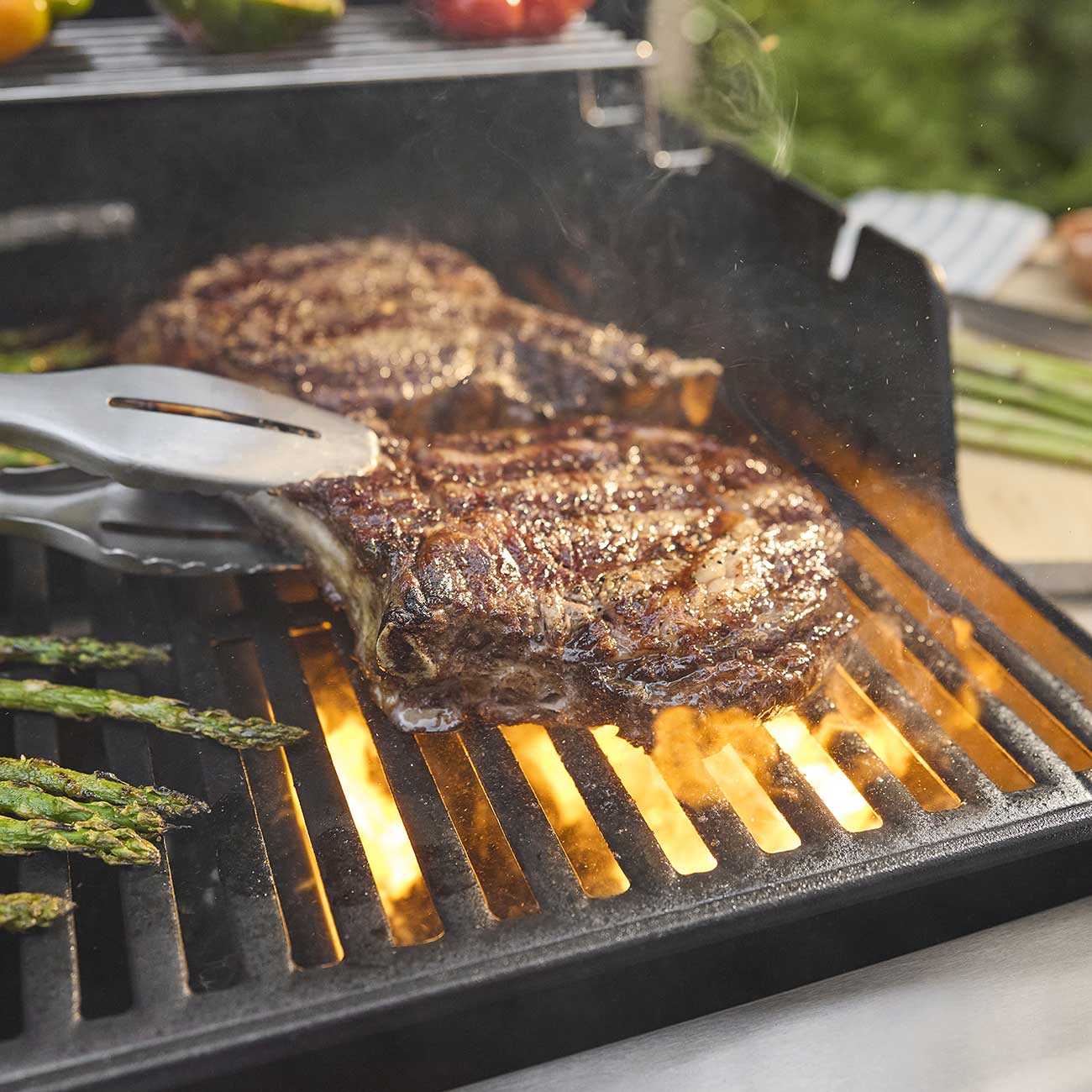 Sear view of Weber Gas Grill