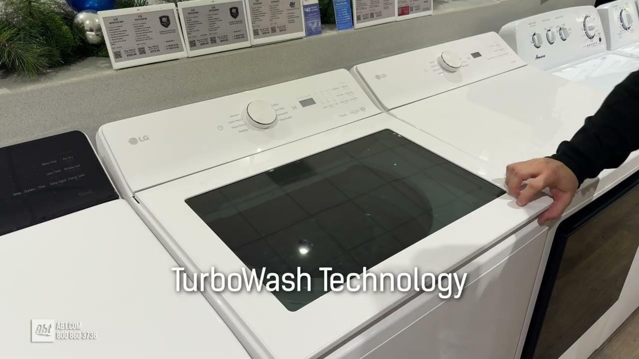 Watch LG Smart Top Load Washer with EasyUnload - WT8200CW
