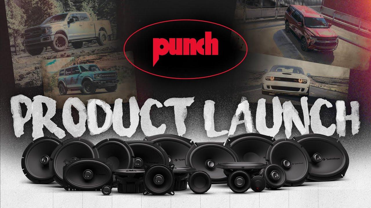 Watch 2025 Punch Speakers Product Launch | Rockford Fosgate