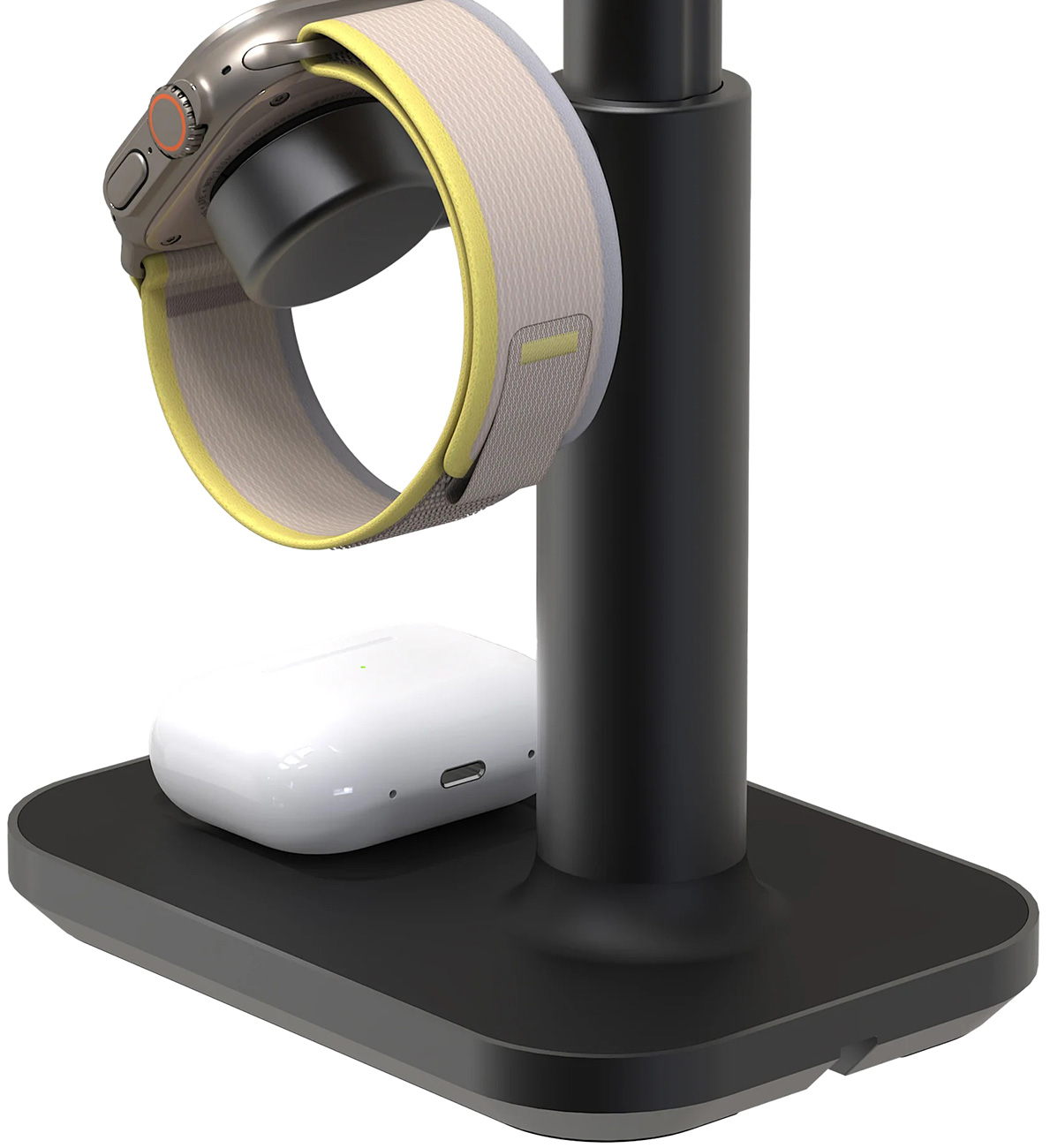 Dynamic Back View Of The Apple Watch Charger