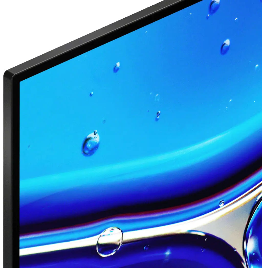 Close Up View Of The TV Bezel
