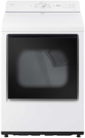 LG 7.3 Cu. Ft. White Electric Dryer With Sensor Dry - DLE6100W