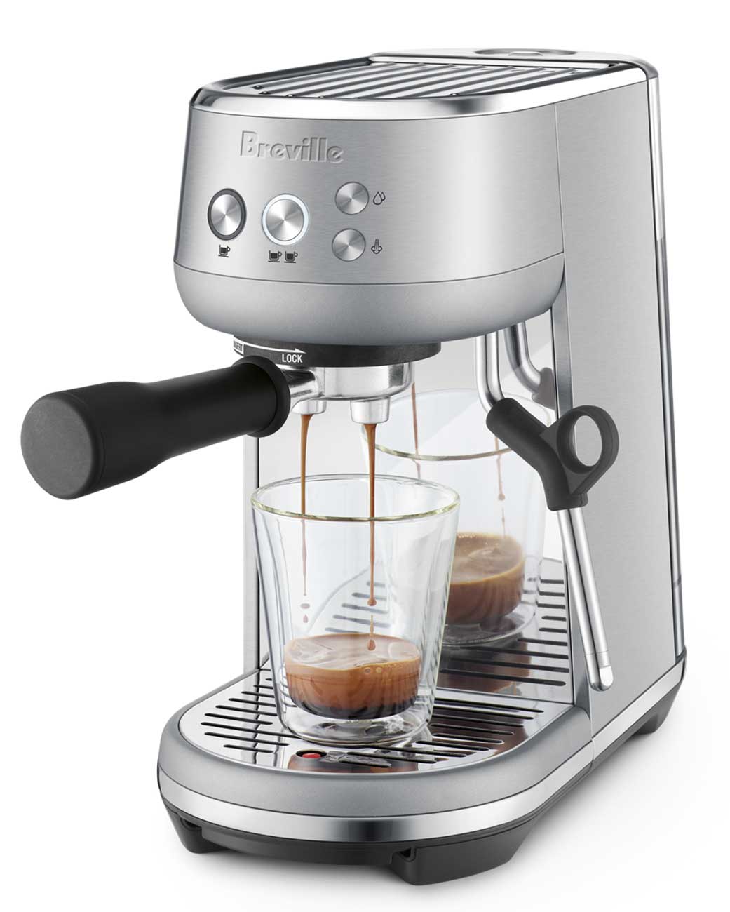 Front Left view of the Bambino Espresso Machine