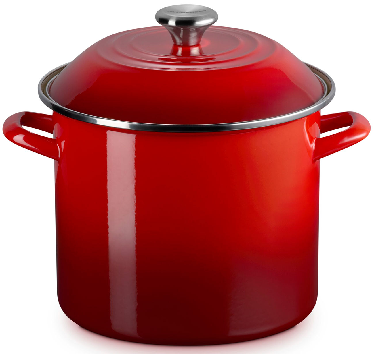 Side Angled View of 10Qt. Round Stockpot