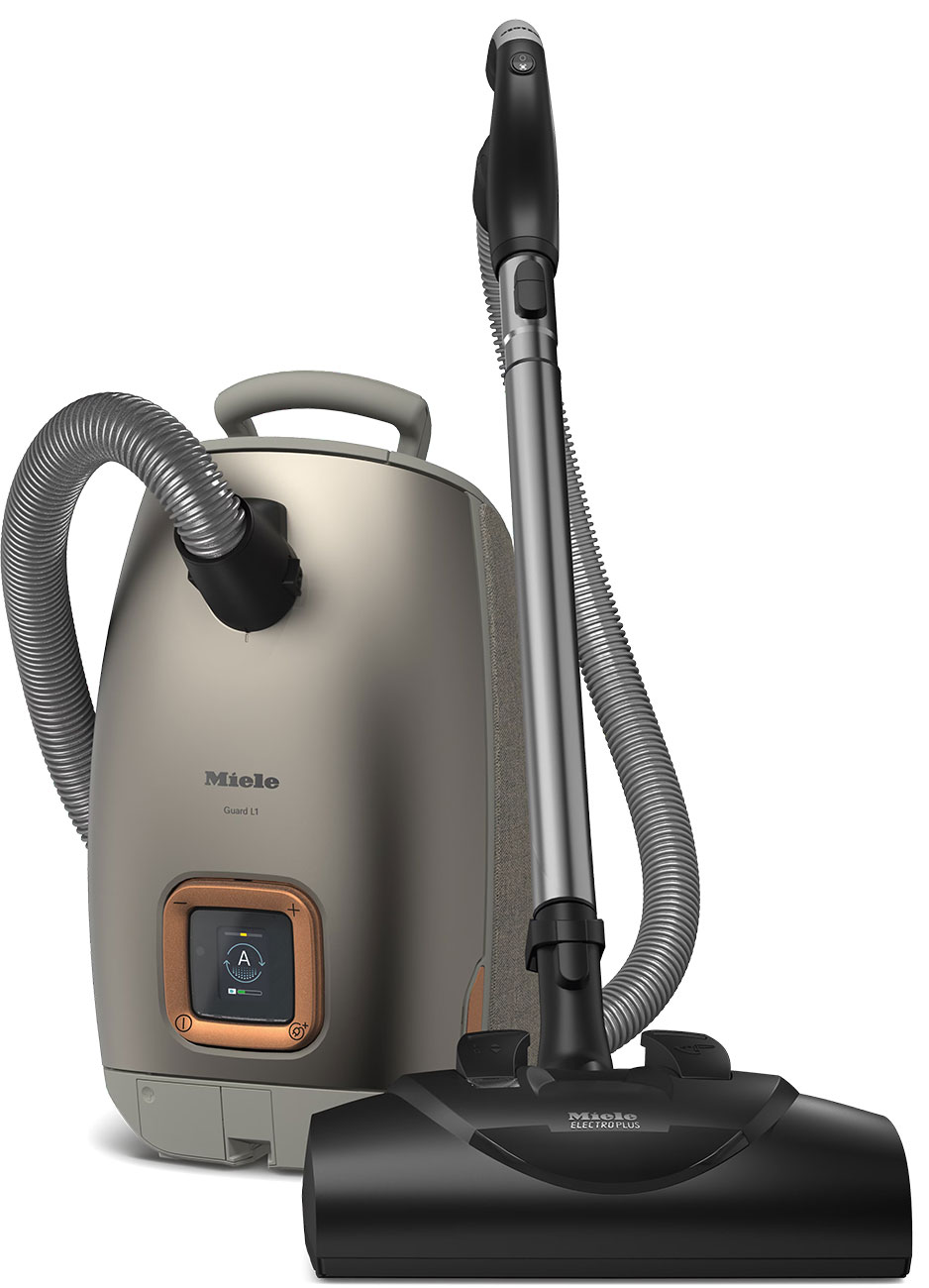 Front View of Miele Vacuum in Titanium