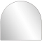 Howard Elliott Van Buren Arched Mirror In Brushed Black Finish