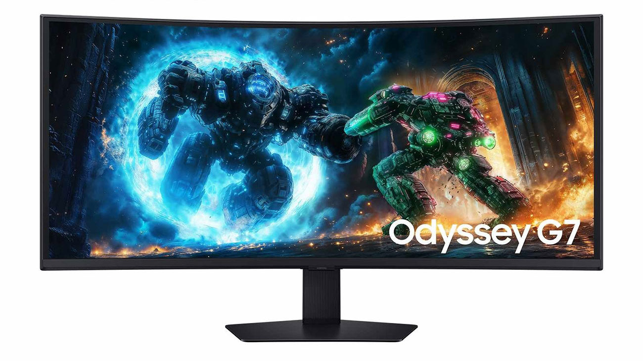 Front View of Samsung Monitor
