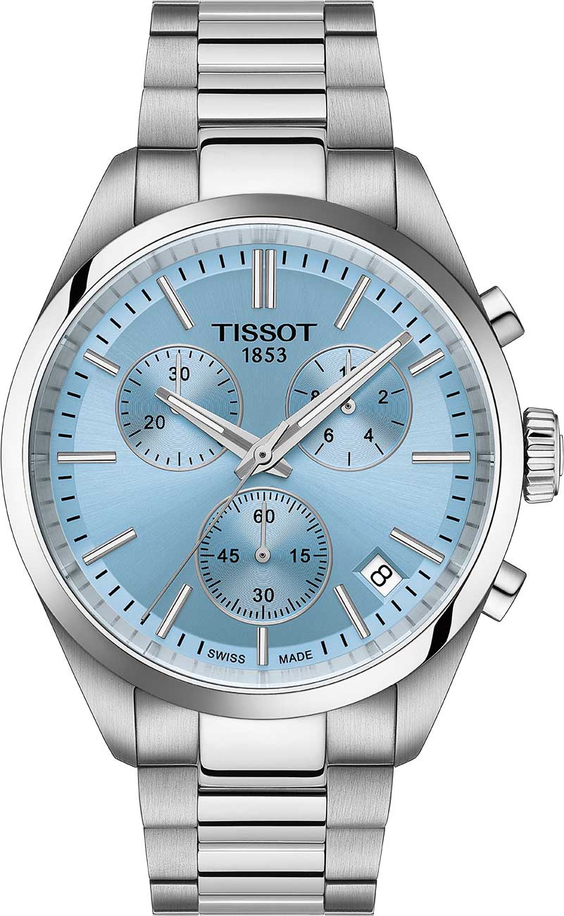 Front view of tissot watch