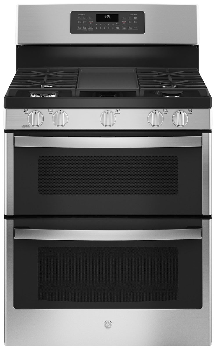 Ge Free-Standing Gas Double Oven Convection Range - Thumbnail 3
