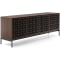 BDI Elements Media Console with 4 Constellation Doors in Toasted Oak