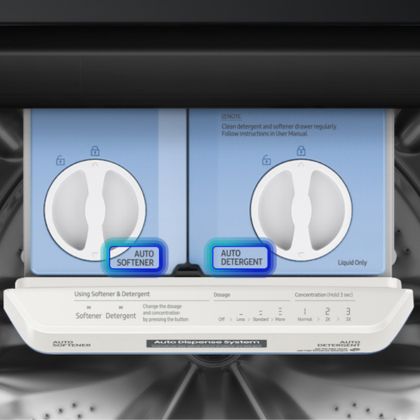 lifestyle of a feature for laundry detergent dispenser