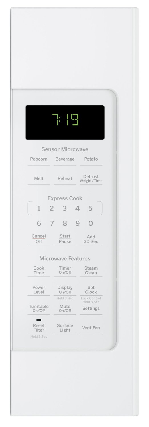 GE 1.9 Cu. Ft. White Microwave JVM7195DKWW Abt