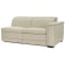 Bernhardt Right Arm Power Motion Loveseat Lioni in Cream Leather Finish