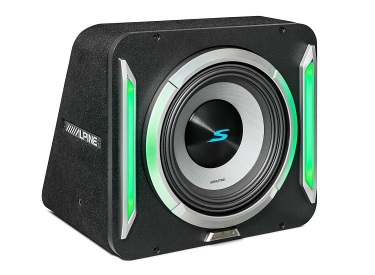 Alpine Preloaded Subwoofer Enclosure 10-Inch - S2SB10 | Abt