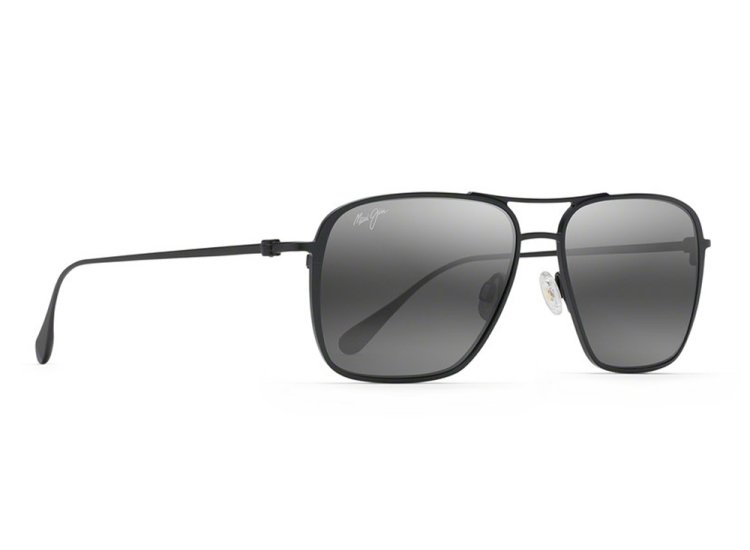 Maui Jim Black Beaches Polarized Aviator Sunglasses 541-2M