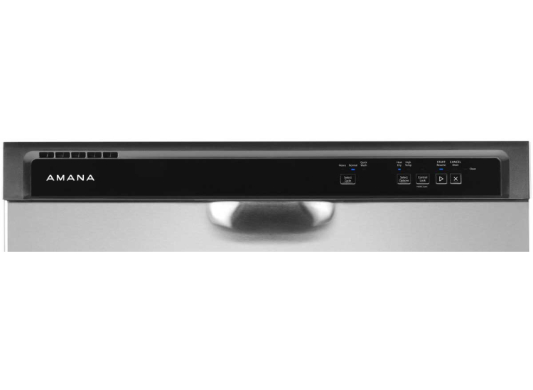 Amana Dishwasher with Midnight Interior 24-Inch Wide in Stainless Steel - ADFS2524RS