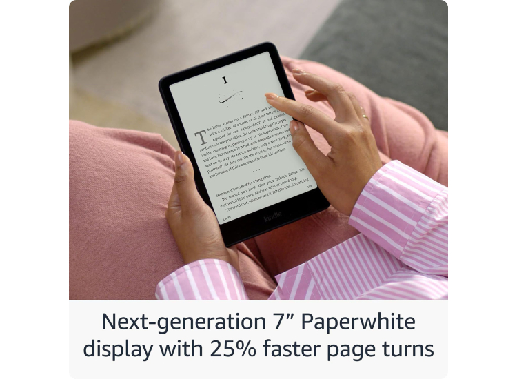 Amazon Kindle Paperwhite 16GB in Black (12th Generation) - B0CFPJYX7P