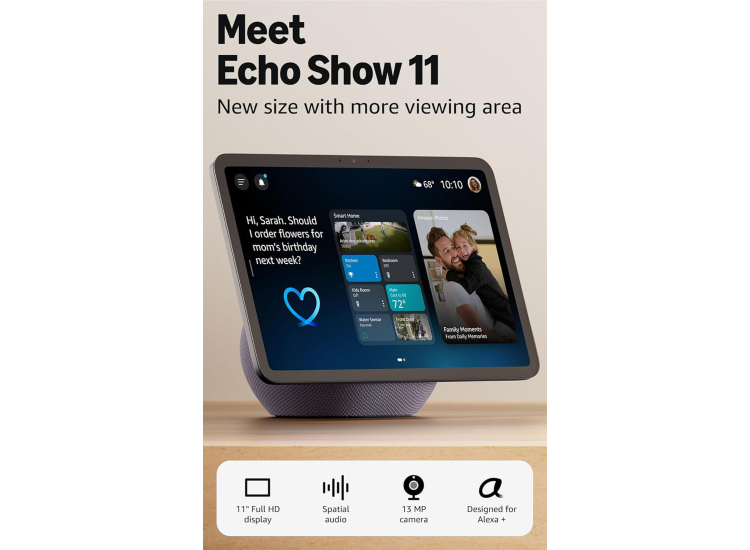 Amazon Echo Show 11 Smart Display with Omnisense Technology