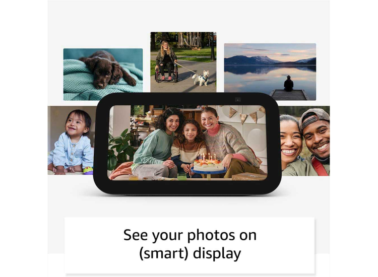 Amazon Echo Show 5 Smart Display with Alexa in Glacier White (3rd Gen) (2023) - B09B2QTGFY