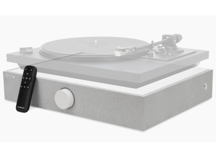 Andover SpinBase 2 Powered Turntable Speaker in White - AAMD4SB2WH01NA
