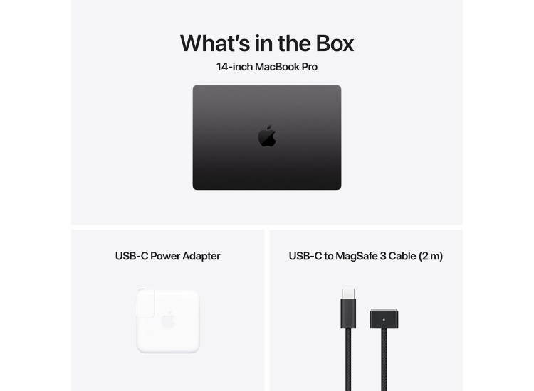 Apple MacBook Pro Laptop 14.2-inch Apple M4 Pro Chip 12-Core 24GB Unified RAM 512GB SSD, 16-Core GPU in Space Black (Late 2024) - MX2H3LL/A