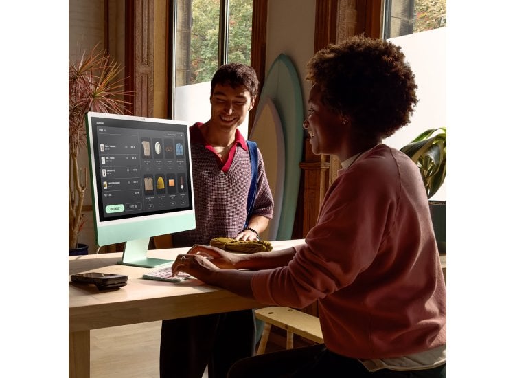 Apple 24-Inch iMac M4 Desktop Computer Pink (Late 2024) - MWUG3LL/A