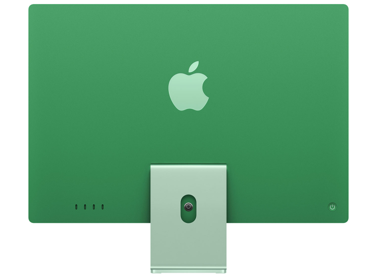 Apple 24-Inch iMac M4 10-Core 16GB RAM 256GB SSD, 10-Core GPU Retina 4.5K Desktop Computer in Green (Late 2024) - MWUY3LL/A
