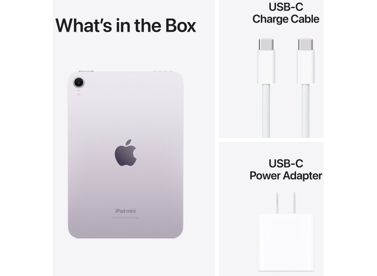 Apple iPad mini (7th Gen) 128GB Wi-Fi in Purple - MXN93LL/A