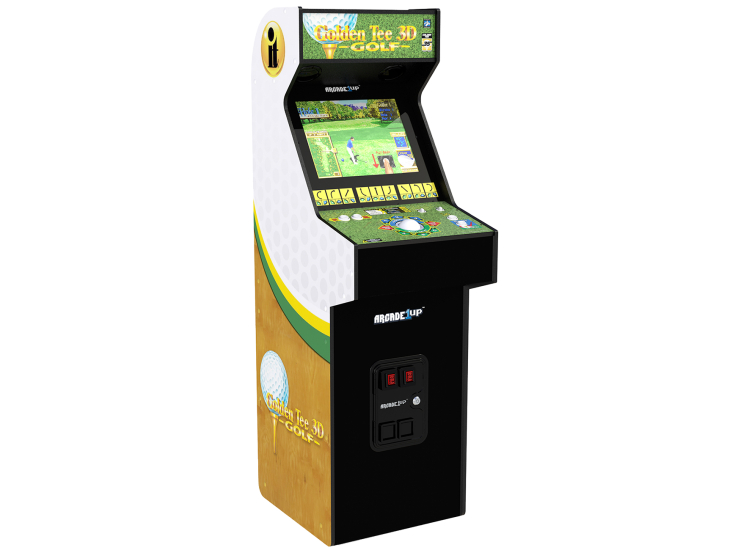 Arcade1Up Golden Tee 3D 35th Anniversary Deluxe Arcade Machine - 195570020524